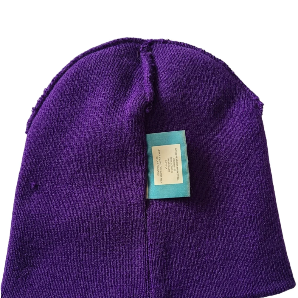 DREW PEARSON MARKETING| GAME DAY|  EMBROIDERED VIKINGS | YOUTH BEANIE| SIZE 8-20